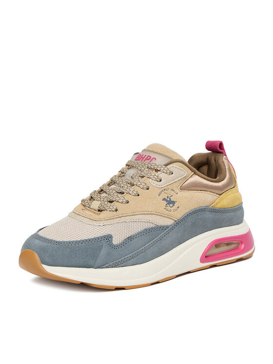 Beverly Hills Polo Club Beverly Hills Polo Club Sneakersy EO-L240061 Beżowy