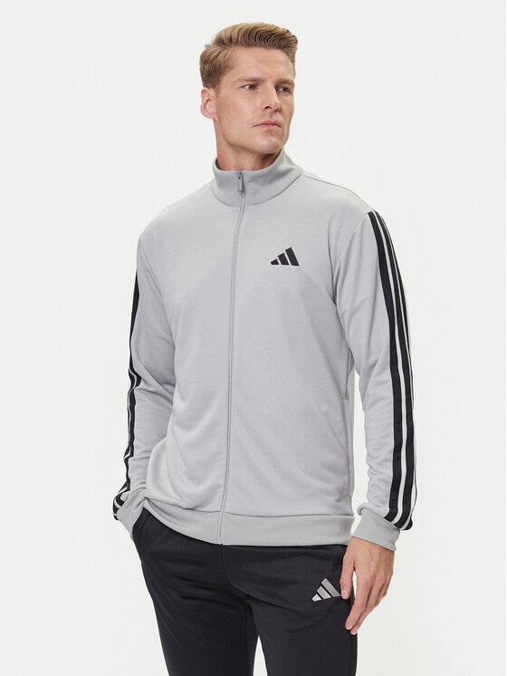 adidas adidas Jogginganzug Basic 3-Stripes JI8876 Grau Regular Fit