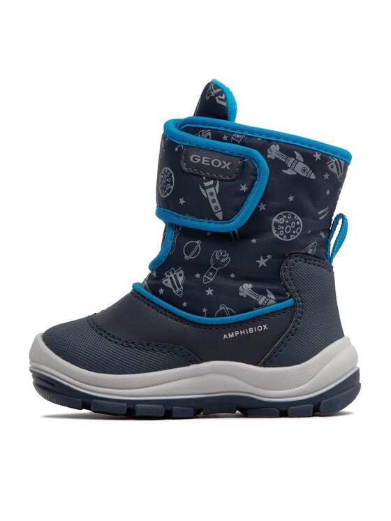 Geox Geox Snehule B Flanfil B. B Abx E B263VE 0CEFU C4226 M Tmavomodrá