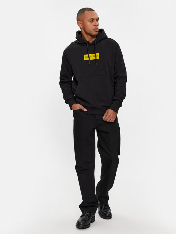 Calvin Klein Calvin Klein Μπλούζα Raised K10K112250 Μαύρο Regular Fit