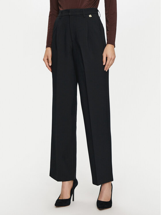 U.S. Polo Assn. U.S. Polo Assn. Παντελόνι υφασμάτινο WUP0776 Μαύρο Straight Leg