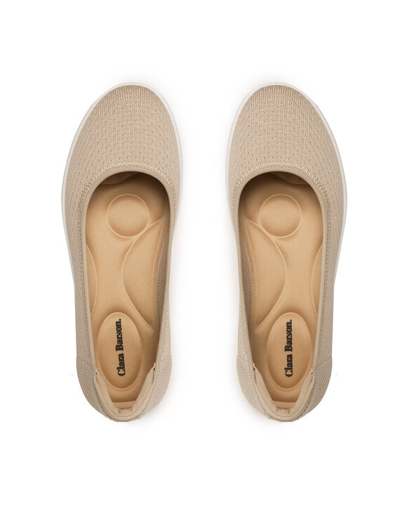 Clara Barson Clara Barson Ballerinas H20630-01 Beige