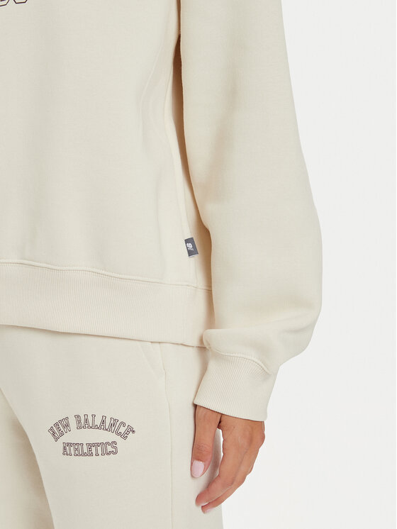 New Balance New Balance Bluza WT43516 Beżowy Relaxed Fit
