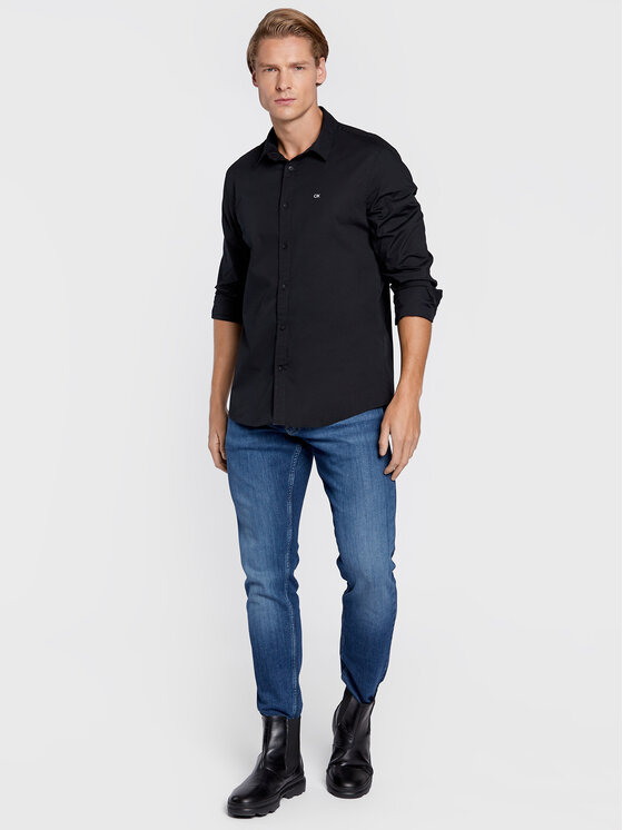 Calvin Klein Calvin Klein Camicia K10K110856 Nero Slim Fit