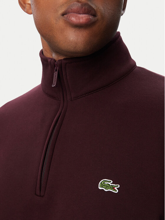 Lacoste Lacoste Pluus SH8866 Tumepruun Regular Fit