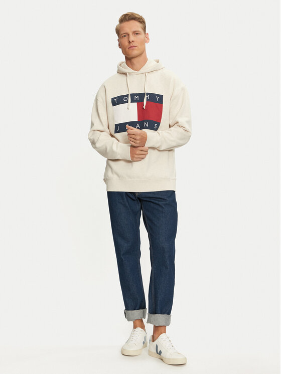Tommy Jeans Tommy Jeans Džemperis DM0DM20591 Smėlio Relaxed Fit