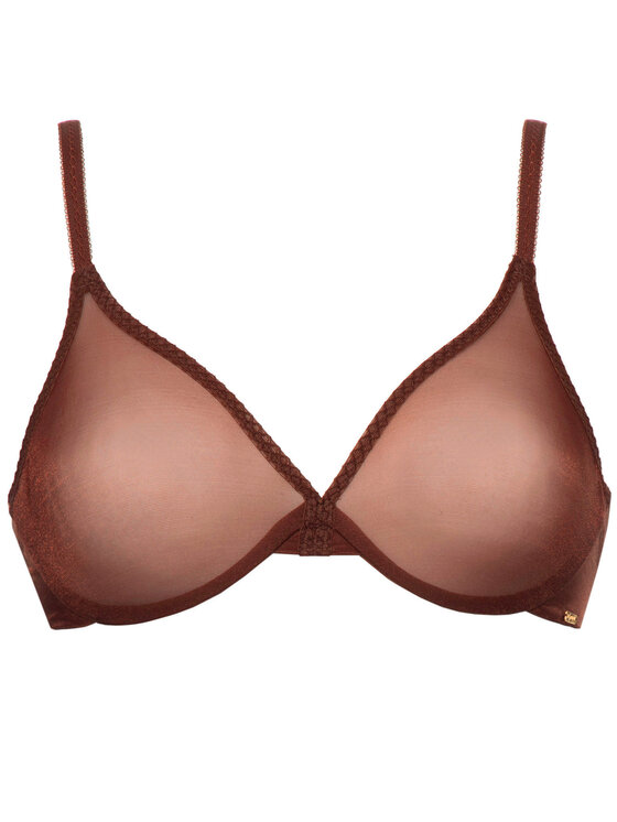 Gossard Gossard Бюстгальтер з підкладкою Glossies Sheer Moulded 6271 Коричневий