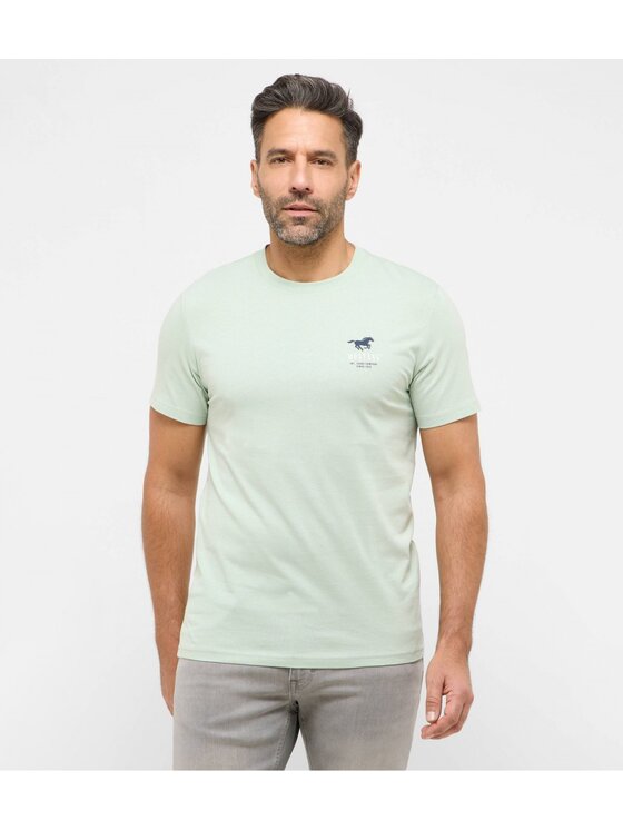 Mustang Mustang T-Shirt Style Austin Zielony Regular Fit