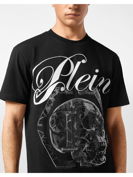 PHILIPP PLEIN PHILIPP PLEIN T-Shirt 27085 Czarny Regular Fit