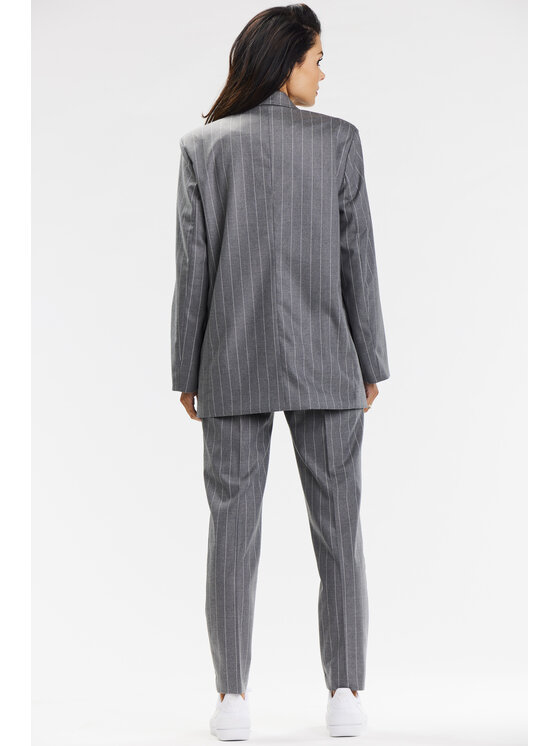 Awama Awama Giacca da abito A679 Grigio Basic Fit