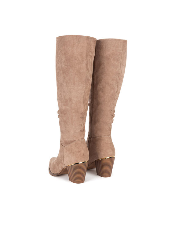 DeeZee DeeZee Μπότες WS22367-02 Μπεζ