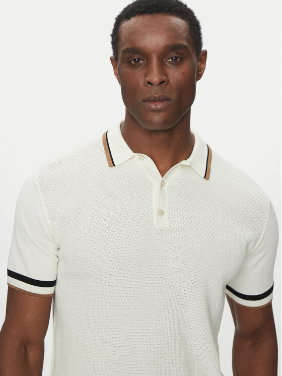 KARL LAGERFELD KARL LAGERFELD Поло 655017 552307 Білий Slim Fit