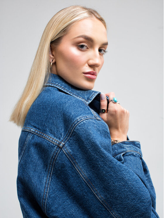 BIG STAR BIG STAR Kurtka przejściowa AUTHENTIC JACKET_500_130 Granatowy Comfort Fit