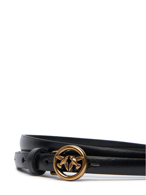 PINKO PINKO Opasok Thin Belt H1 20252 PLT11 05481.A2QP Čierna