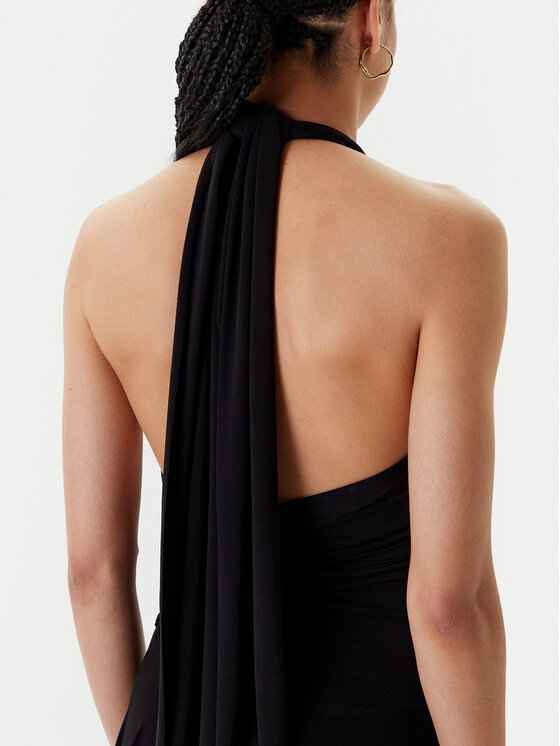 NORMA KAMALI NORMA KAMALI Estélyi ruha KK1253PLO61001 Fekete Slim Fit