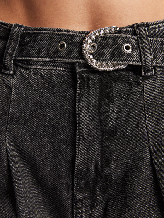 Liu Jo Liu Jo Jeansshorts UF2074 D4623 Grau Relaxed Fit