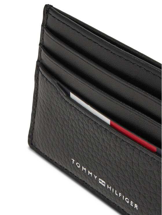 Tommy Hilfiger Tommy Hilfiger Etui pentru carduri Central Cc Holder AM0AM13512 Negru