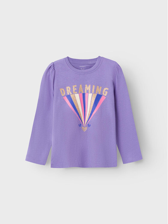 NAME IT NAME IT Μπλουζάκι 13219821 Μωβ Regular Fit
