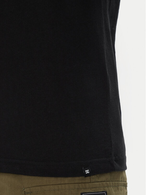DC Shoes DC Shoes T-Shirt ADYZT05444 KVJ0 Μαύρο Regular Fit