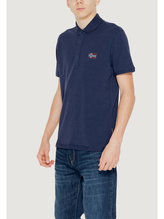 Napapijri Napapijri Polo EBEA 2 Blu Casual Fit