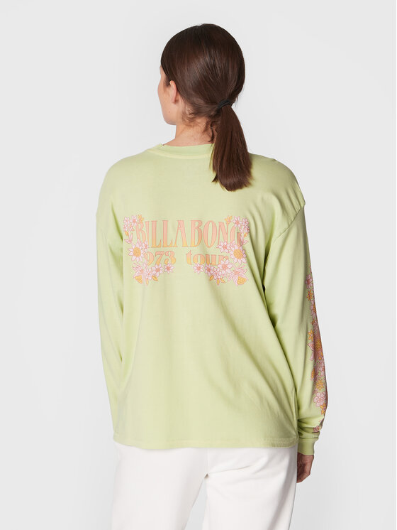 Billabong Billabong Bluzka Heartbreaker F3LS15 BIF2 Zielony Oversize