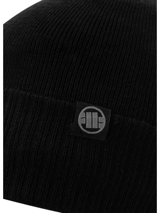 PITBULL PITBULL Czapka Czapka zimowa Bubble Small Logo II uniwersalny Czarny