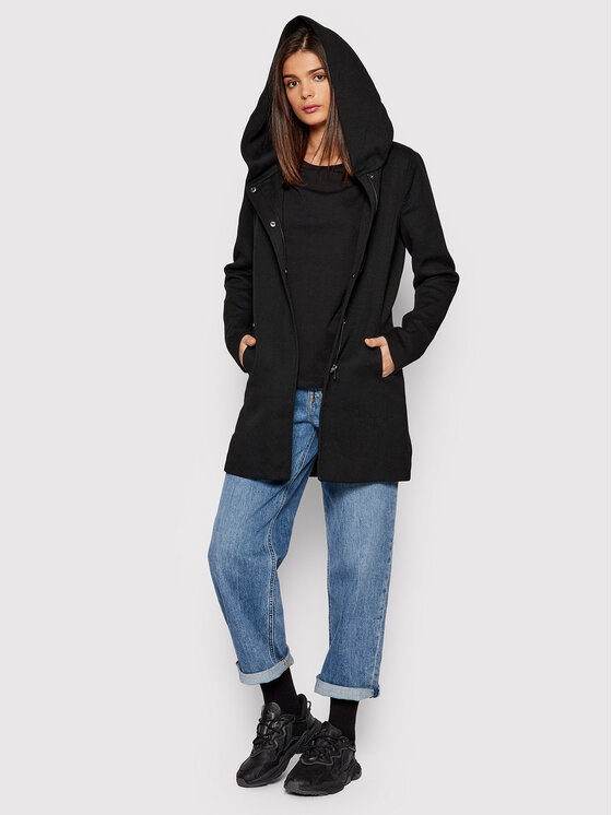 ONLY ONLY Prijelazni kaput Sedona 15142911 Crna Regular Fit
