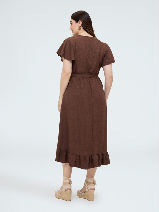 Fiorella Rubino Fiorella Rubino Abito da sera 7094L001291N022 Marrone Regular Fit