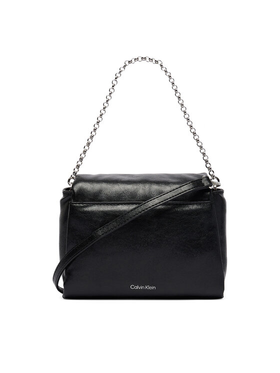 Calvin Klein Calvin Klein Torebka Emblem Hw Padded Crossbody LV04F3620G Czarny