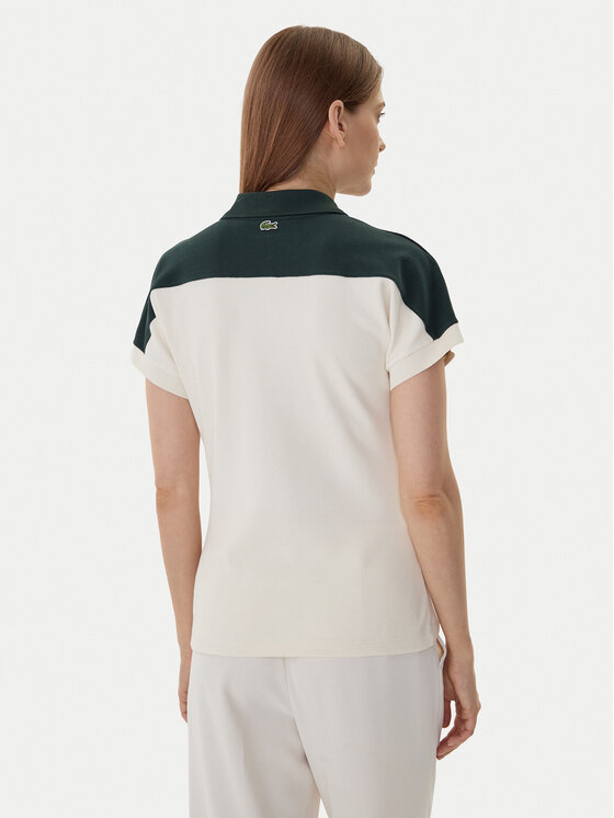 Lacoste Lacoste Poloshirt PF5291 Écru Slim Fit