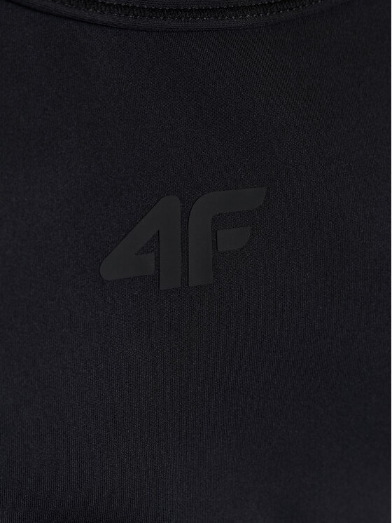 4F 4F Biustonosz sportowy BASIC+ Czarny