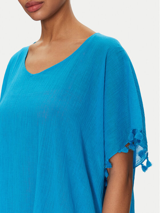 Seafolly Seafolly Rochie de plajă Amnesia 52162 Albastru Regular Fit