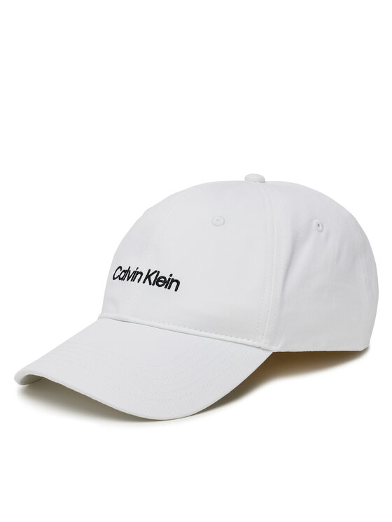 Șapcă Calvin Klein Logo Embroidery LV04D5003G Alb