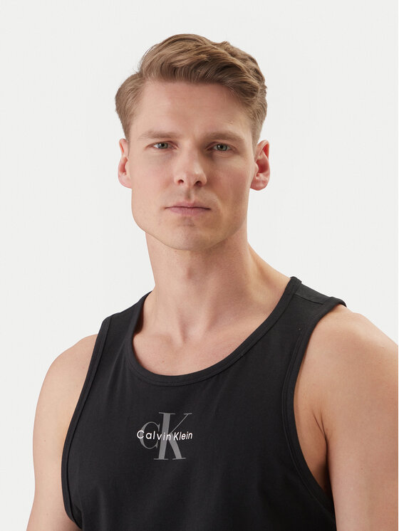 Calvin Klein Jeans Calvin Klein Jeans Tank top LV04RF850G Černá Classic Fit