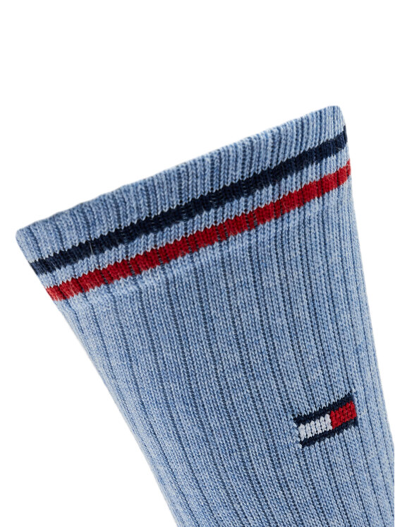 Tommy Hilfiger Tommy Hilfiger 2er-Set hohe Damensocken 701228176 Blau
