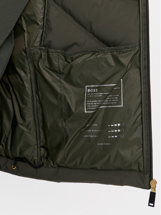 BOSS BOSS Pehelykabát J_Titanium 50505233 Zöld Regular Fit