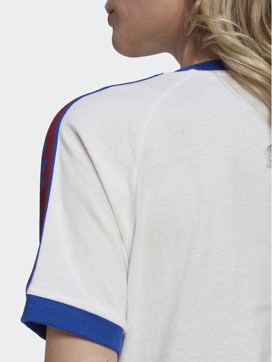 adidas adidas Тишърт Tape HL9172 Бял Regular Fit