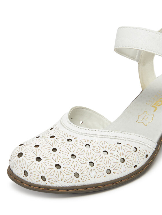 Rieker Rieker Sandali 40991-80 Bela