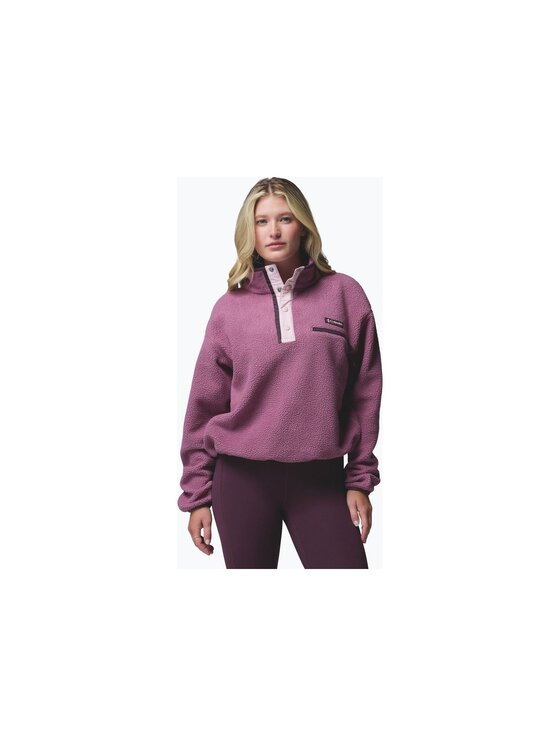 Columbia Columbia Polar Helvetia II Cropped Half Snap Fleece 2092231552 Różowy Regular Fit