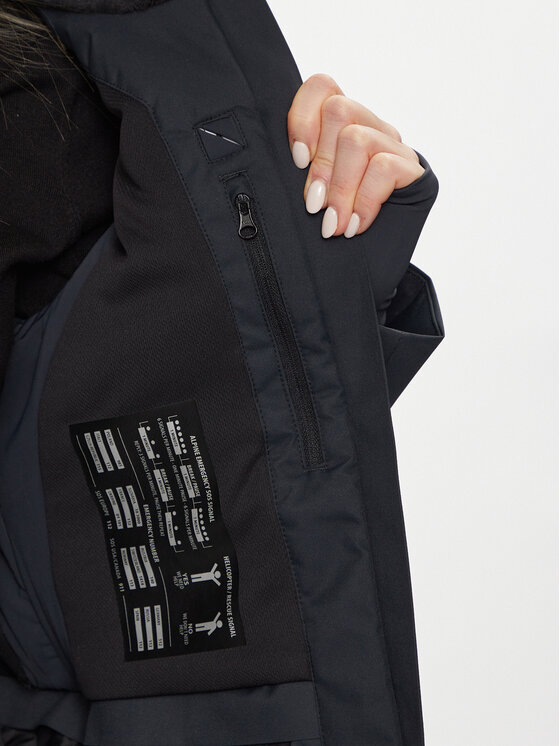 4F 4F Skijacke 4FAW23TTJAF339 Schwarz Slim Fit