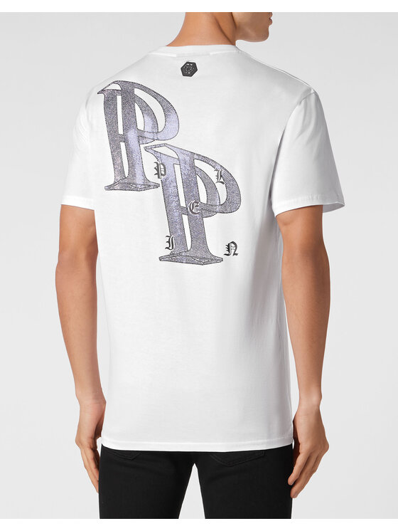 PHILIPP PLEIN PHILIPP PLEIN T-shirt 9943 Bianco Regular Fit