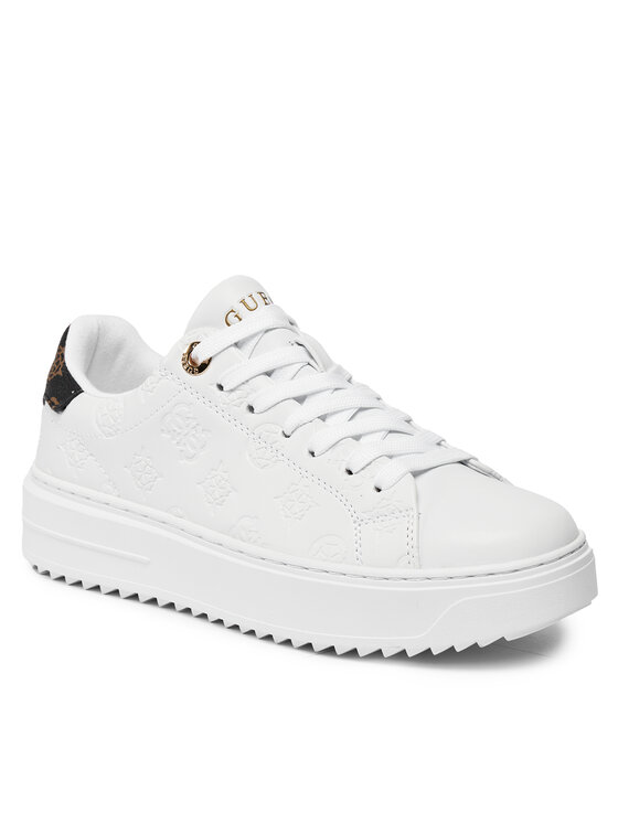 Guess Guess Sneakersy Denesa4 FLPDS4 FAL12 Bílá