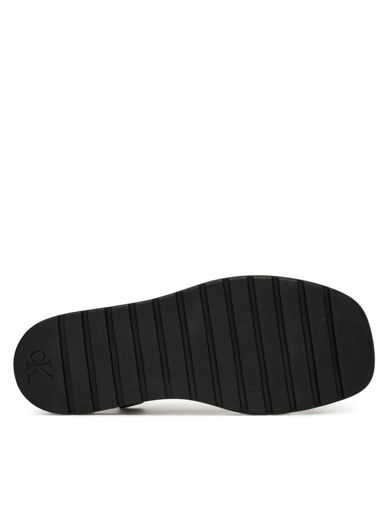 Calvin Klein Jeans Calvin Klein Jeans Sandały Rope Toe Post Sandal Lth Mg YW0YW01893 Czarny