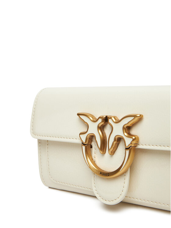 PINKO PINKO Torbica Love One Wallet C PE25 PLTT 100062 A1UV Bijela
