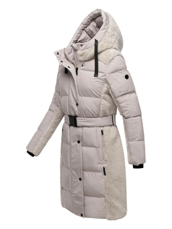 Navahoo Navahoo Kurtka zimowa Funkelteddy Szary Regular Fit