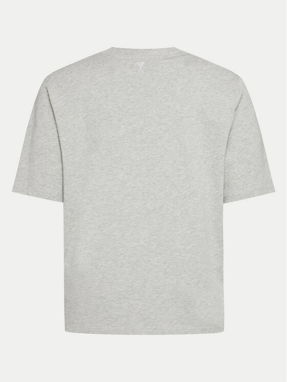 AMI PARIS AMI PARIS T-Shirt UTS024.726 0951 Γκρι Regular Fit