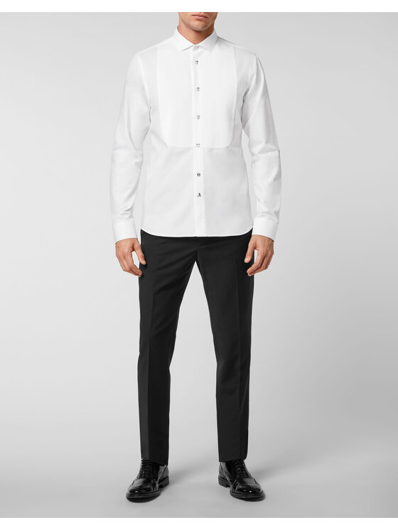 PHILIPP PLEIN PHILIPP PLEIN Koszula 305 Biały Regular Fit