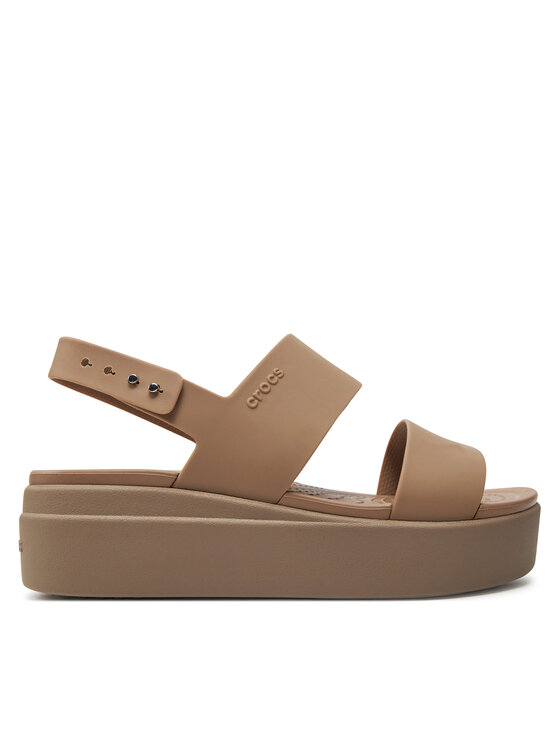 Crocs Crocs Sandale Brooklyn Low Wedge W 206453 Bej