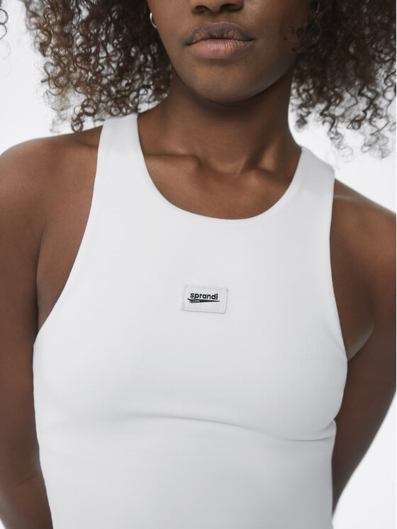Sprandi Sprandi Top SP22-TPD101 Bianco Slim Fit