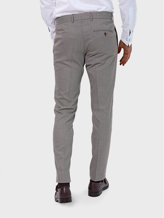 Evenemen Evenemen Spodnie garniturowe Ira Beżowy Slim Fit